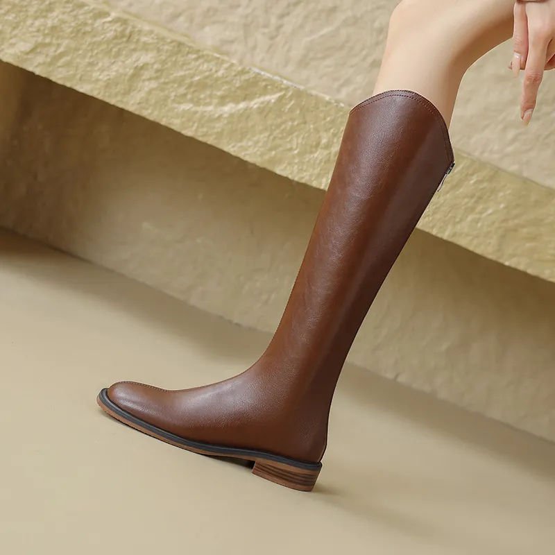 Five nine Dan Seven Knee high Boots 3cm Women's-10