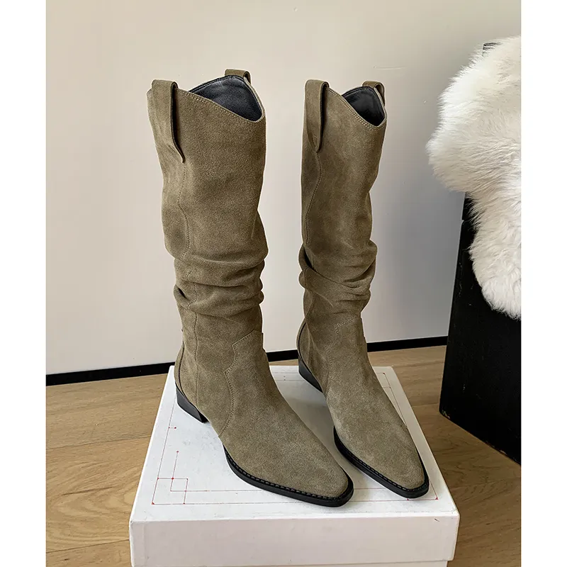 Five-nine Dan Seven Knee-high Boots Women's-4
