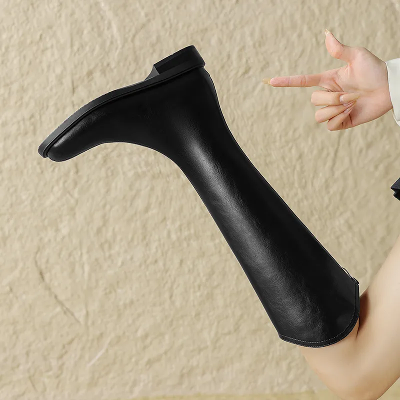 Five nine Dan Seven Knee high Boots 3cm Women's-3