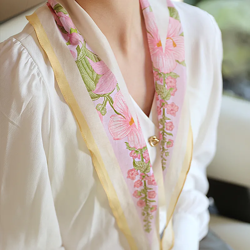 KALIIYA STUDIO Mulberry Silk Silk Scarves Women's-5