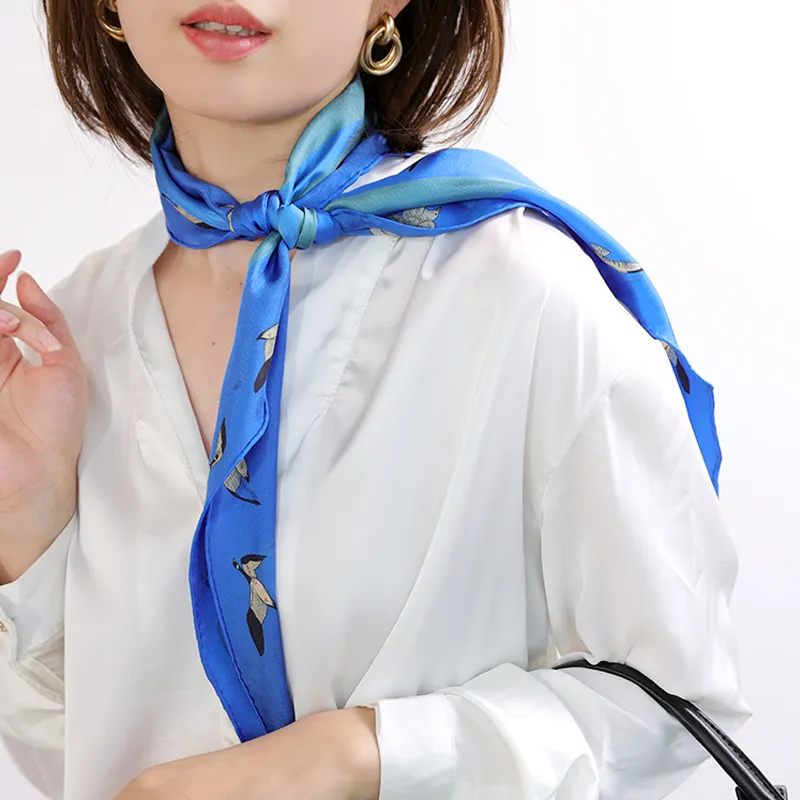 KALIIYA STUDIO Mulberry Silk Silk Scarves Women's-5