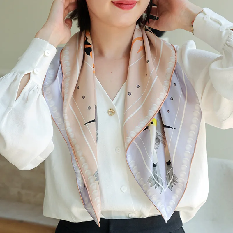 KALIIYA STUDIO Mulberry Silk Silk Scarves Women's-1