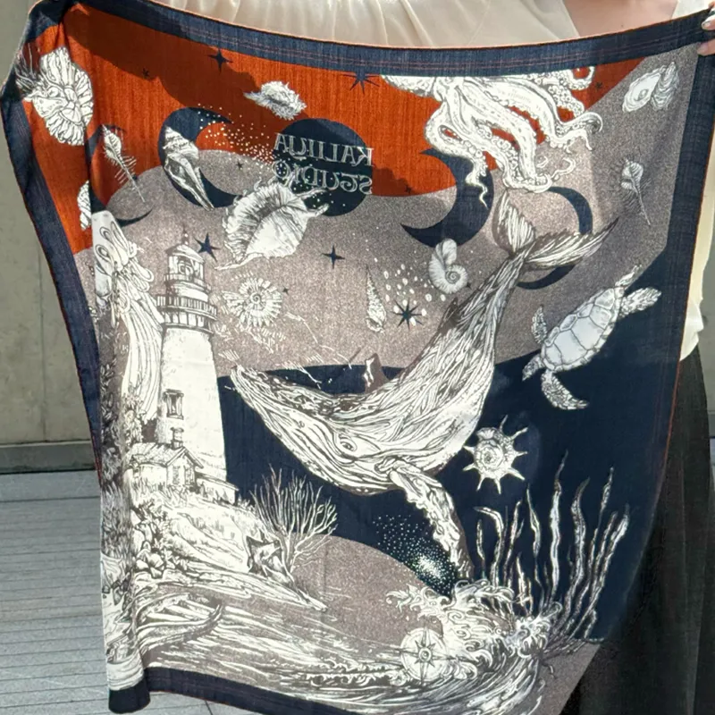KALIIYA STUDIO Silk Scarves Women's-4