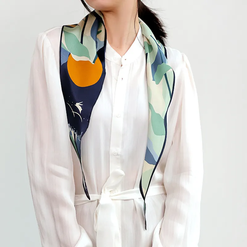 KALIIYA STUDIO Mulberry Silk Silk Scarves Women's-5