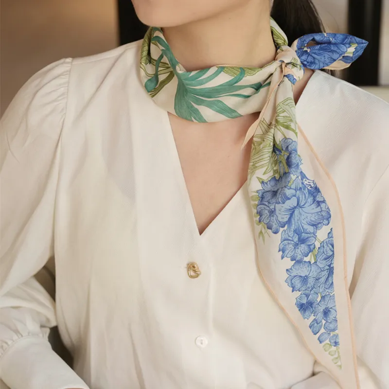KALIIYA STUDIO Mulberry Silk Silk Scarves Women's-1