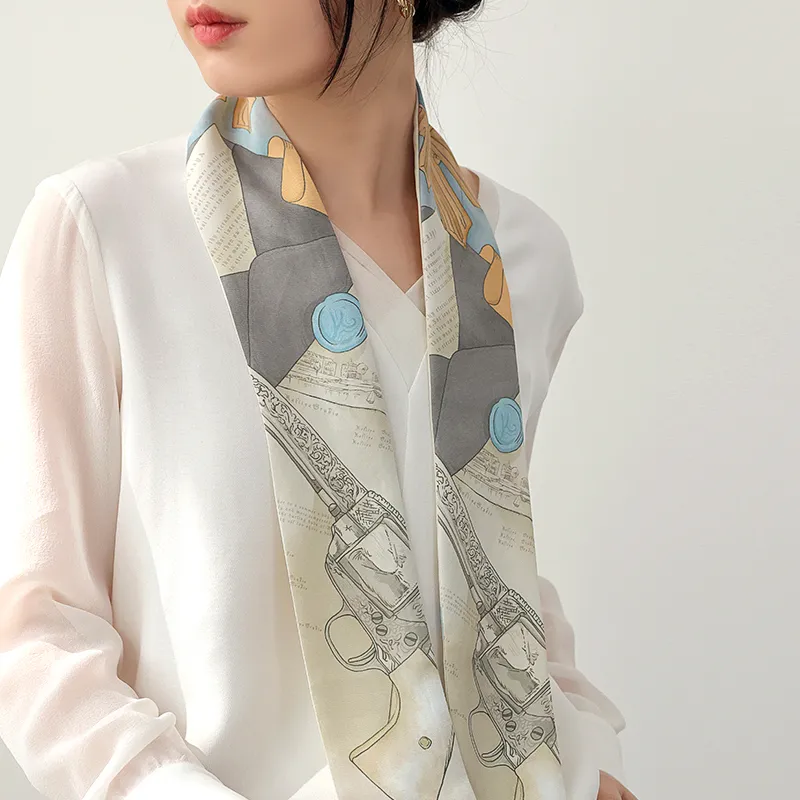 KALIIYA STUDIO Silk Scarves Unisex-3