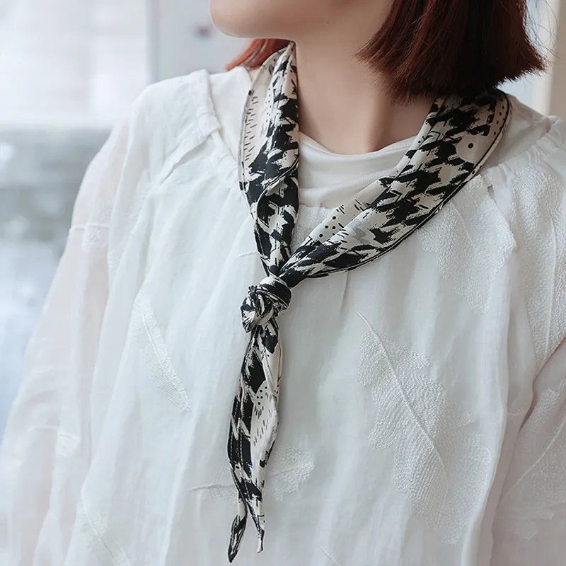 KALIIYA STUDIO Mulberry Silk Silk Scarves Women's-15