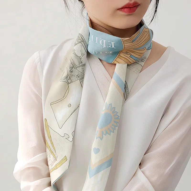 KALIIYA STUDIO Silk Scarves Unisex-2