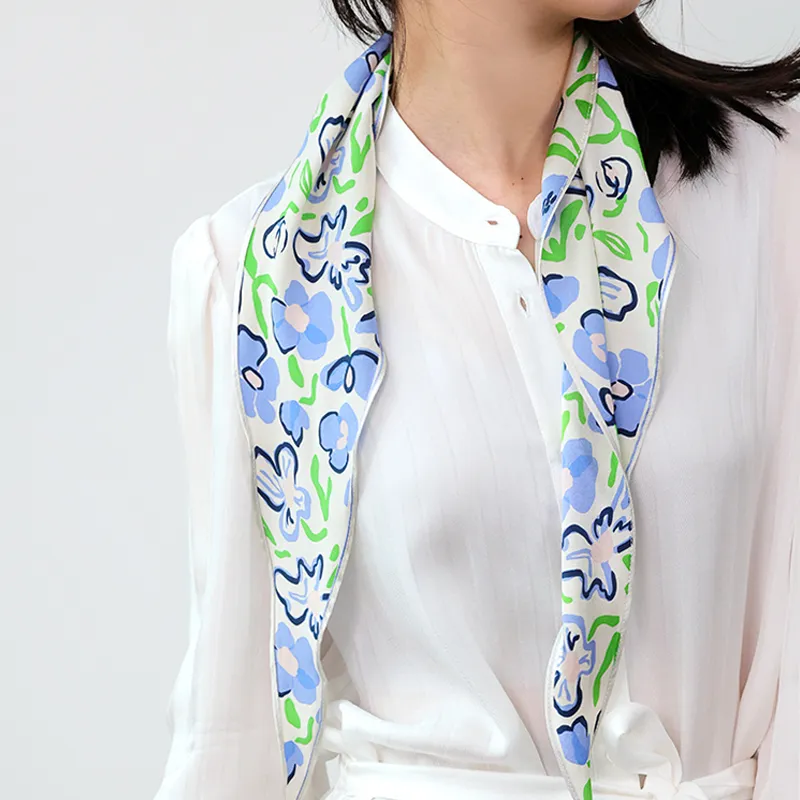 KALIIYA STUDIO Mulberry Silk Silk Scarves Women's-10