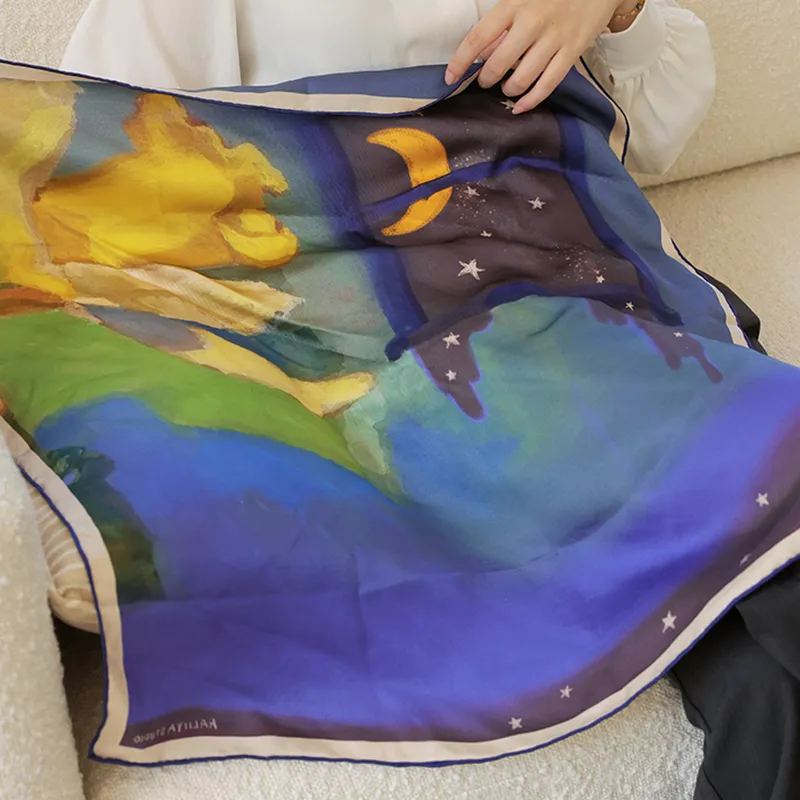 KALIIYA STUDIO Mulberry Silk Silk Scarves Women's-4
