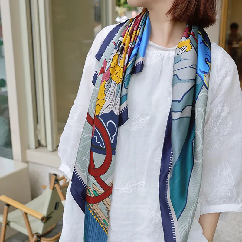 KALIIYA STUDIO Silk Scarves Women's-3