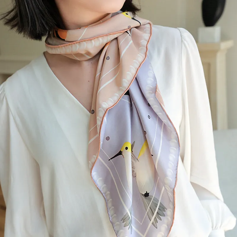 KALIIYA STUDIO Mulberry Silk Silk Scarves Women's-3