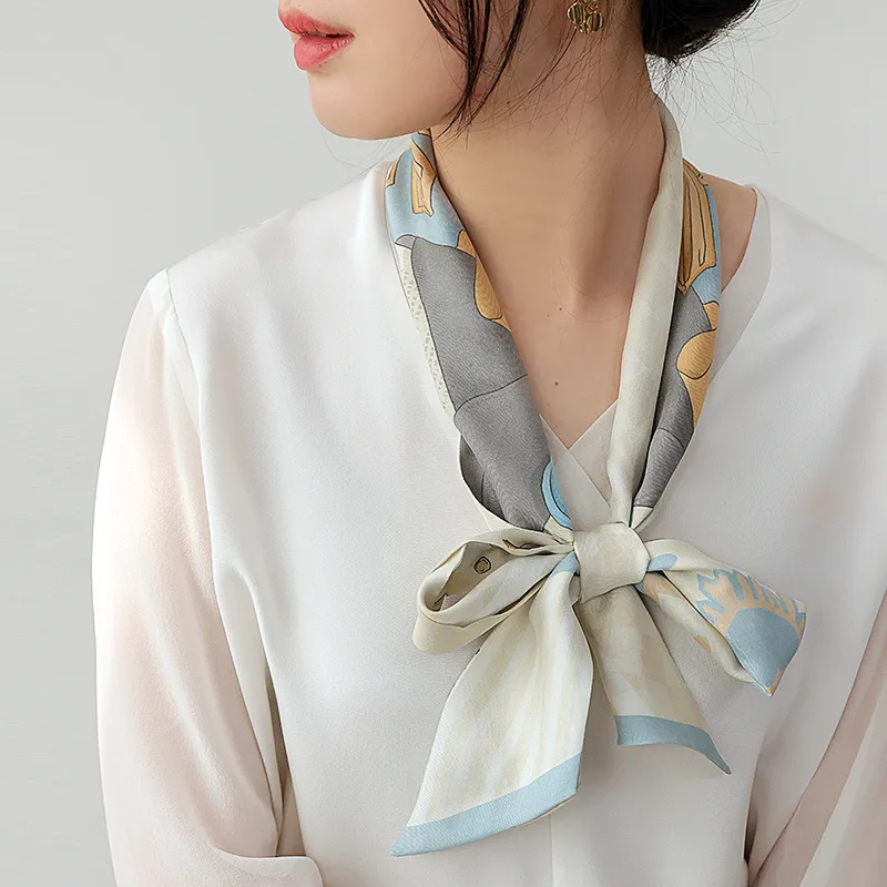 KALIIYA STUDIO Silk Scarves Unisex-1