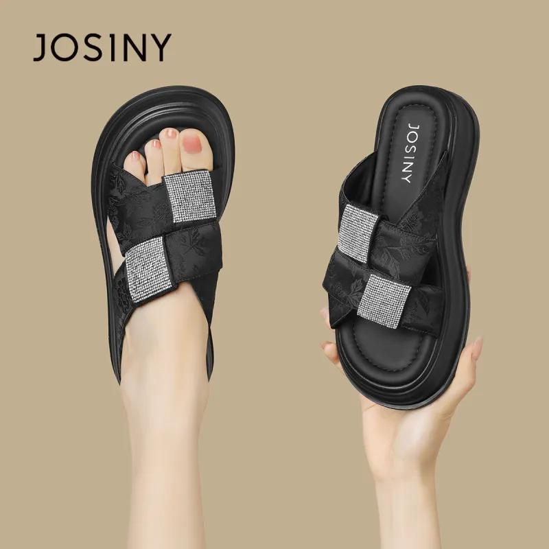 JOSINY PU Polyurethane Slip-Resistant Abrasion-Resistant Slide Slippers Women's-7