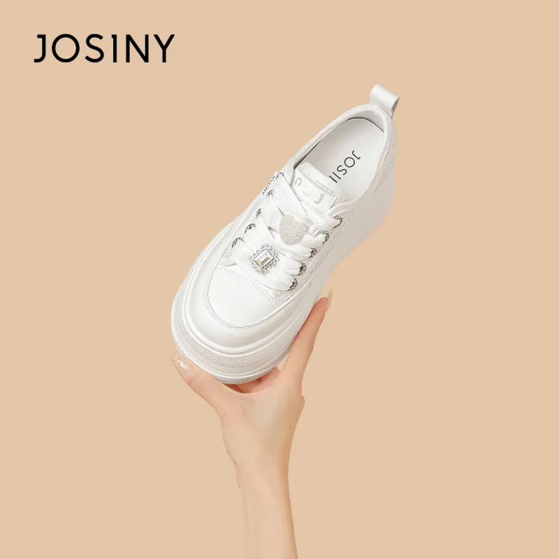 JOSINY Wear-Resistant Height Increasing Low-Top Casual Shoes Women's-9