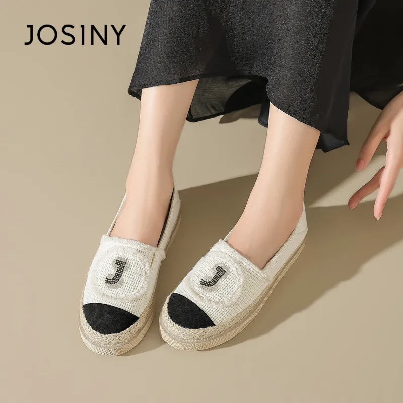 JOSINY Espadrilles Women's Ecru/Apricot-4