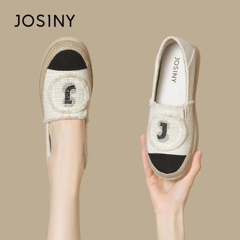 JOSINY Espadrilles Women's Ecru/Apricot-8