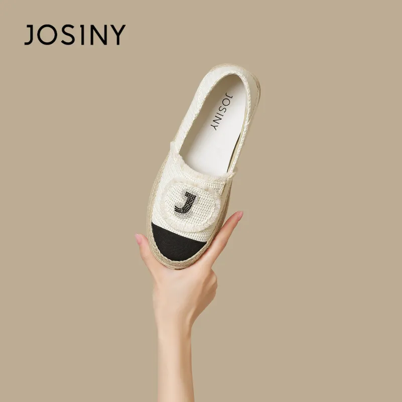 JOSINY Espadrilles Women's Ecru/Apricot-9