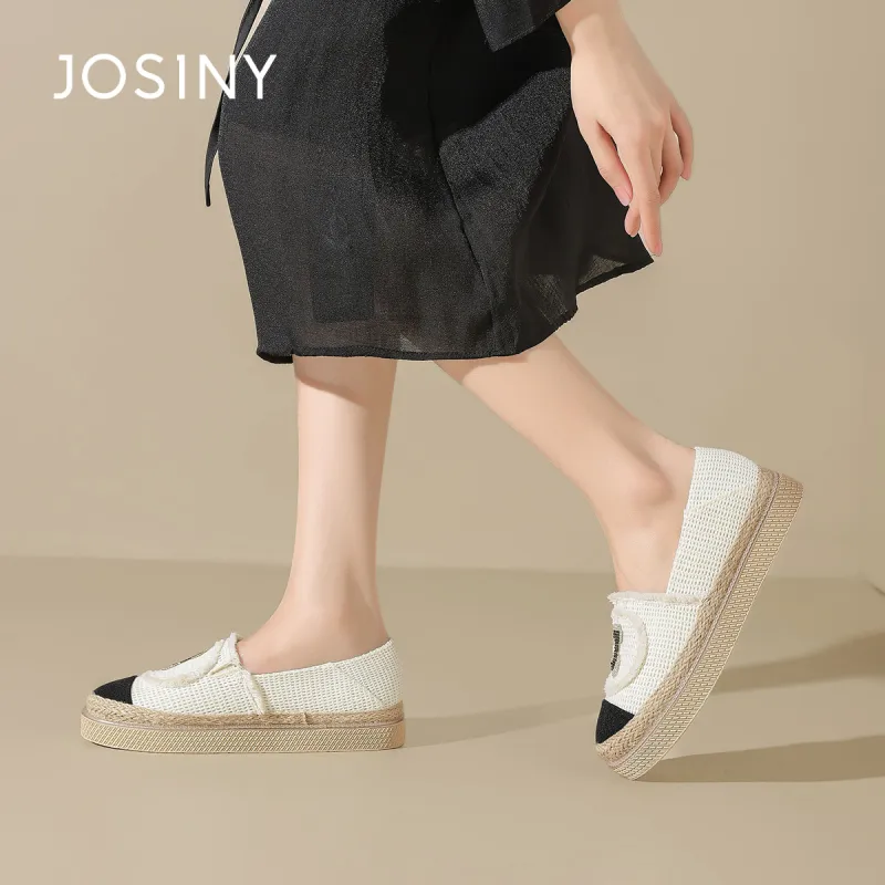 JOSINY Espadrilles Women's Ecru/Apricot-6