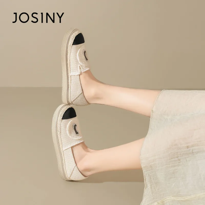 JOSINY Espadrilles Women's Ecru/Apricot-18