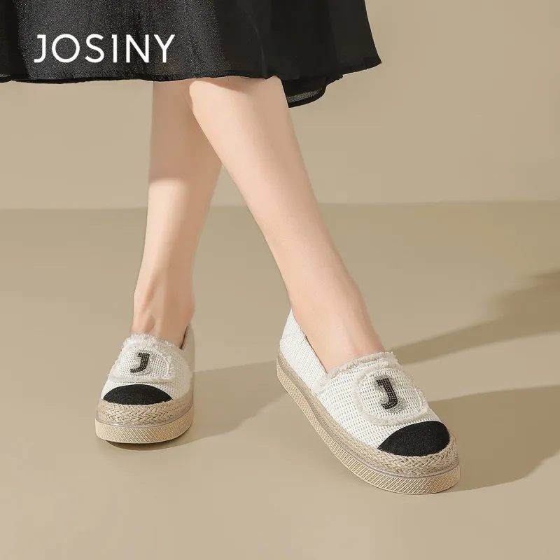 JOSINY Espadrilles Women's Ecru/Apricot-5