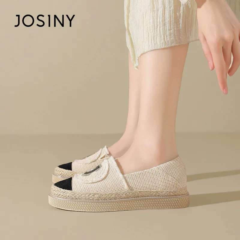 JOSINY Espadrilles Women's Ecru/Apricot-15