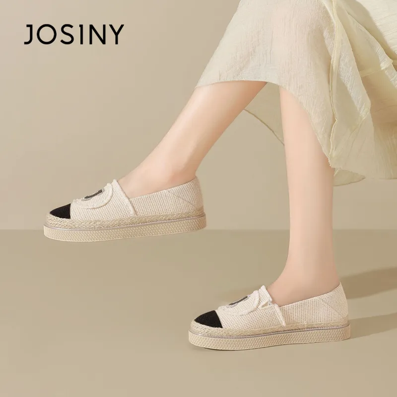 JOSINY Espadrilles Women's Ecru/Apricot-16