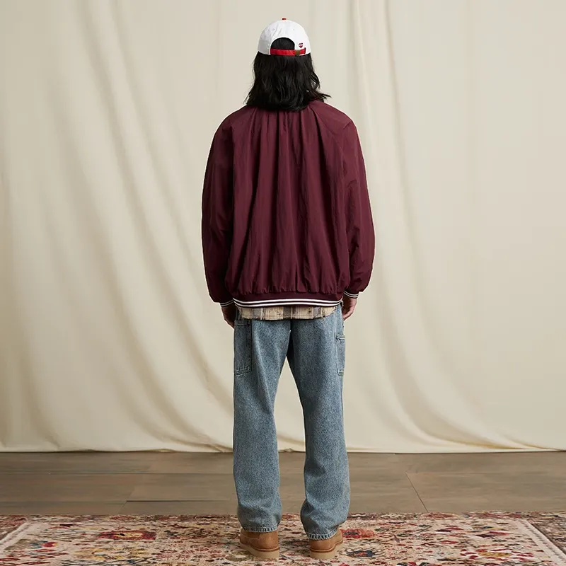 JOYRICH Jackets Coats Unisex Burgundy-3