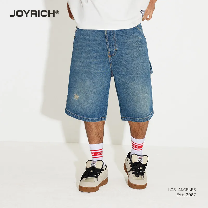 JOYRICH Denim Shorts Unisex Light Blue-2