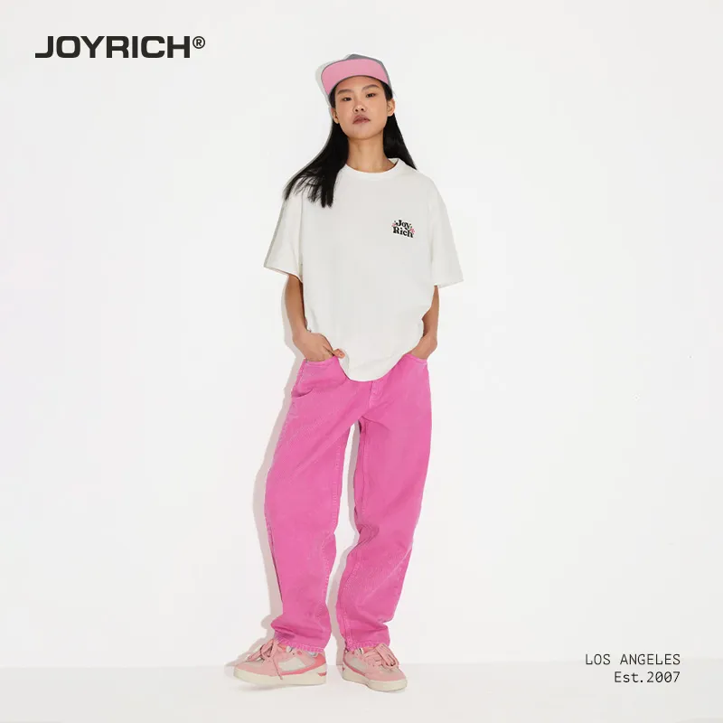 JOYRICH Jeans Unisex Rose Red-3