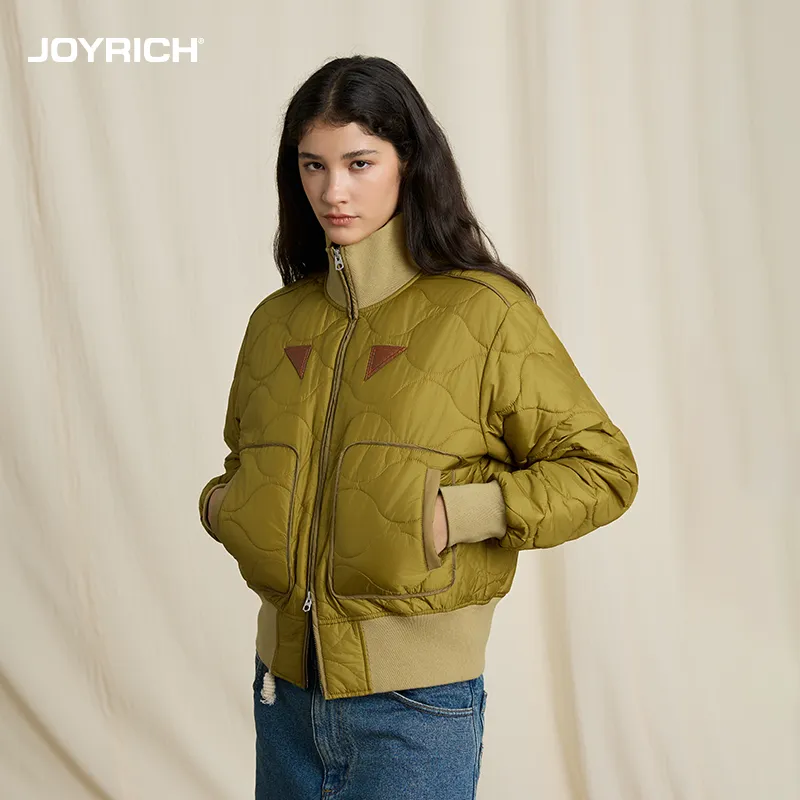 JOYRICH Puffer Jacket Unisex Yellow Green-2