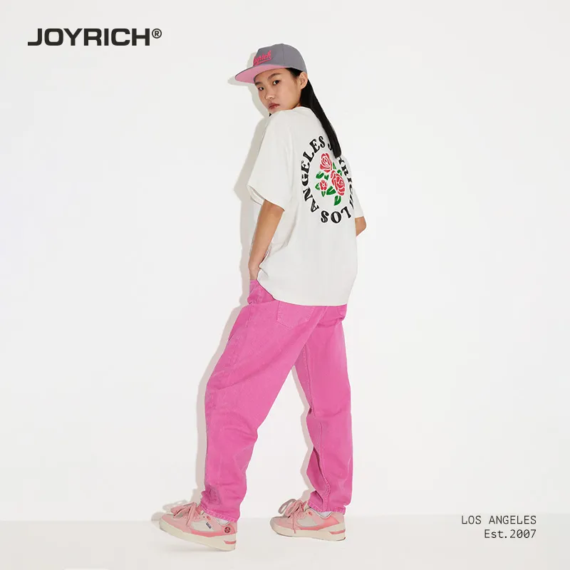 JOYRICH Jeans Unisex Rose Red-5