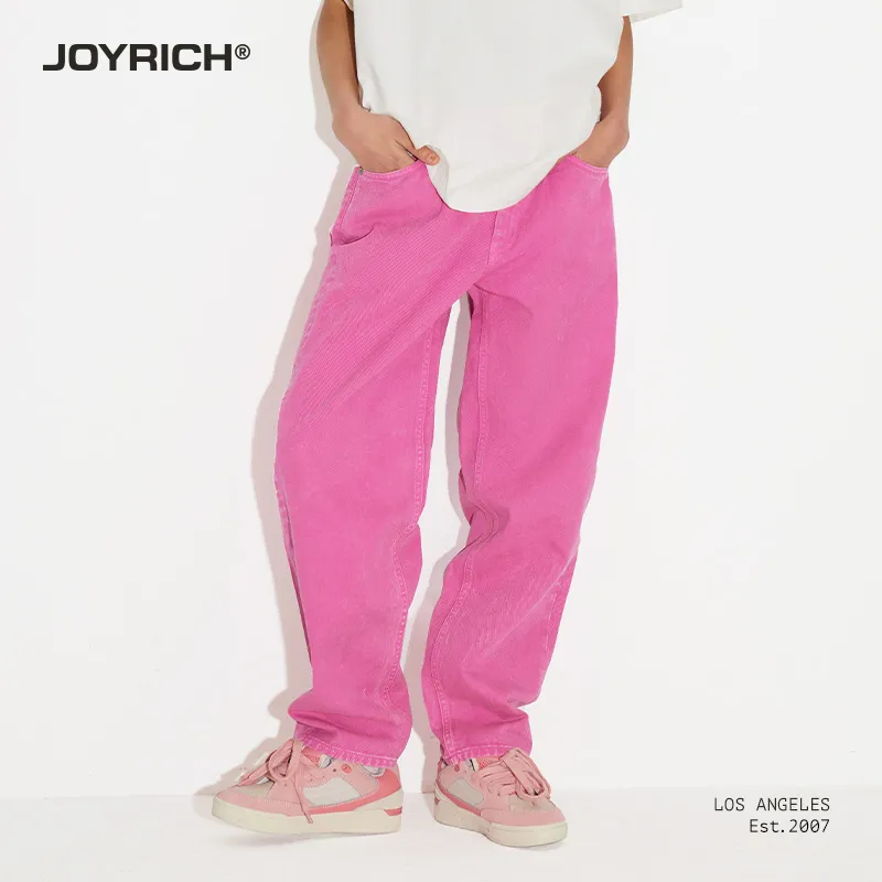 JOYRICH Jeans Unisex Rose Red-2
