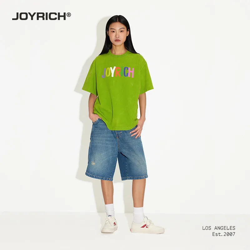 JOYRICH Denim Shorts Unisex Light Blue-6