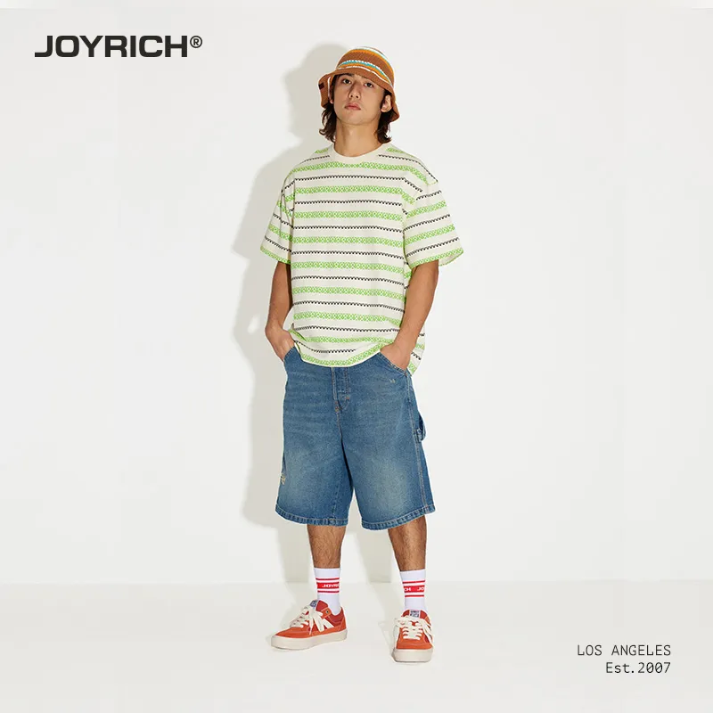 JOYRICH Denim Shorts Unisex Light Blue-4