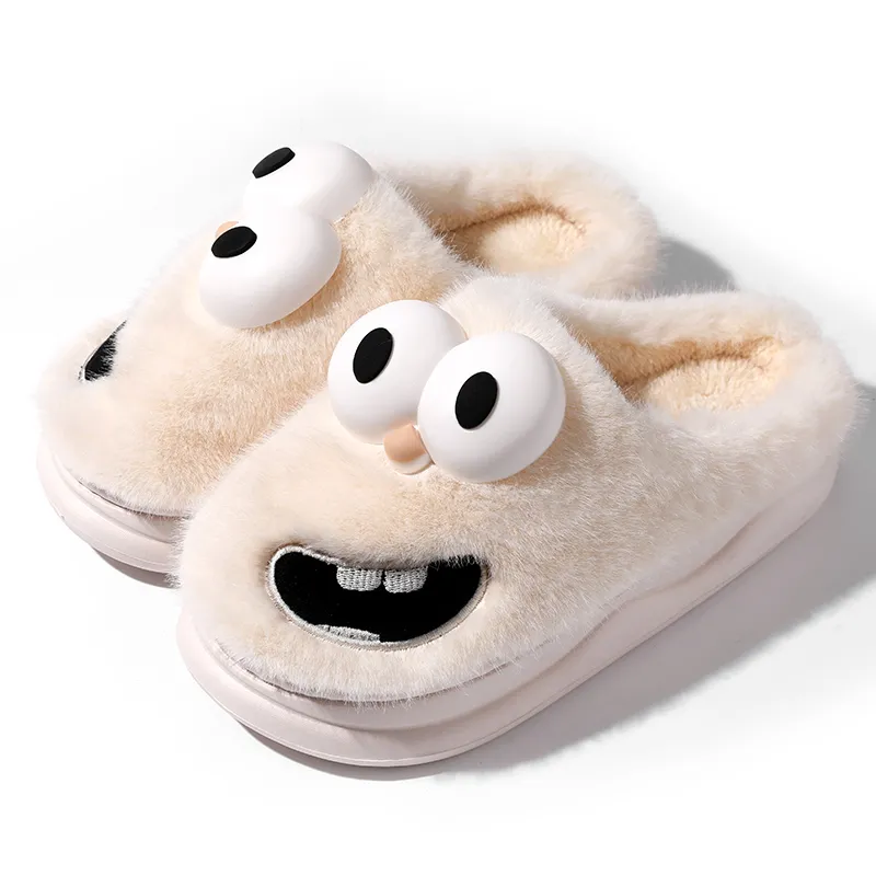 YUSHIPOLUO Wrap toe Slippers 3cm Unisex-12