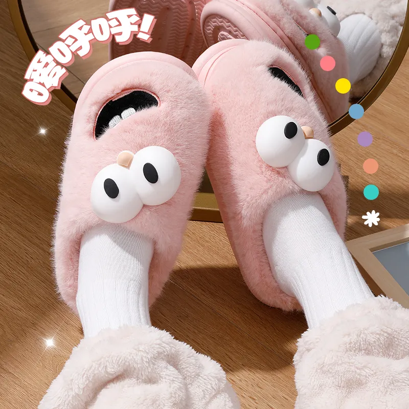 YUSHIPOLUO Wrap toe Slippers 3cm Unisex-14