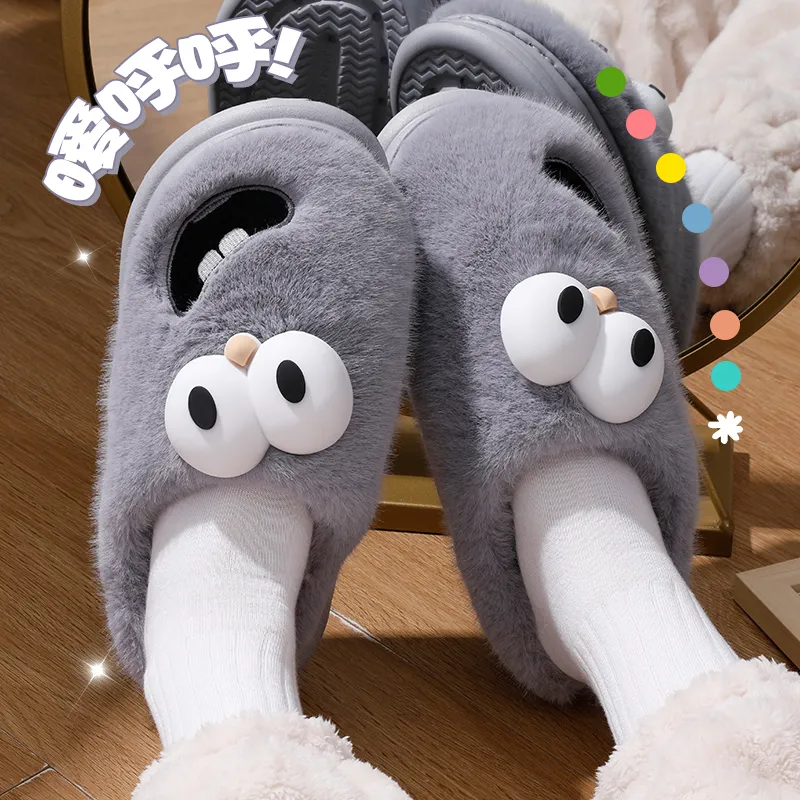 YUSHIPOLUO Wrap toe Slippers 3cm Unisex-20