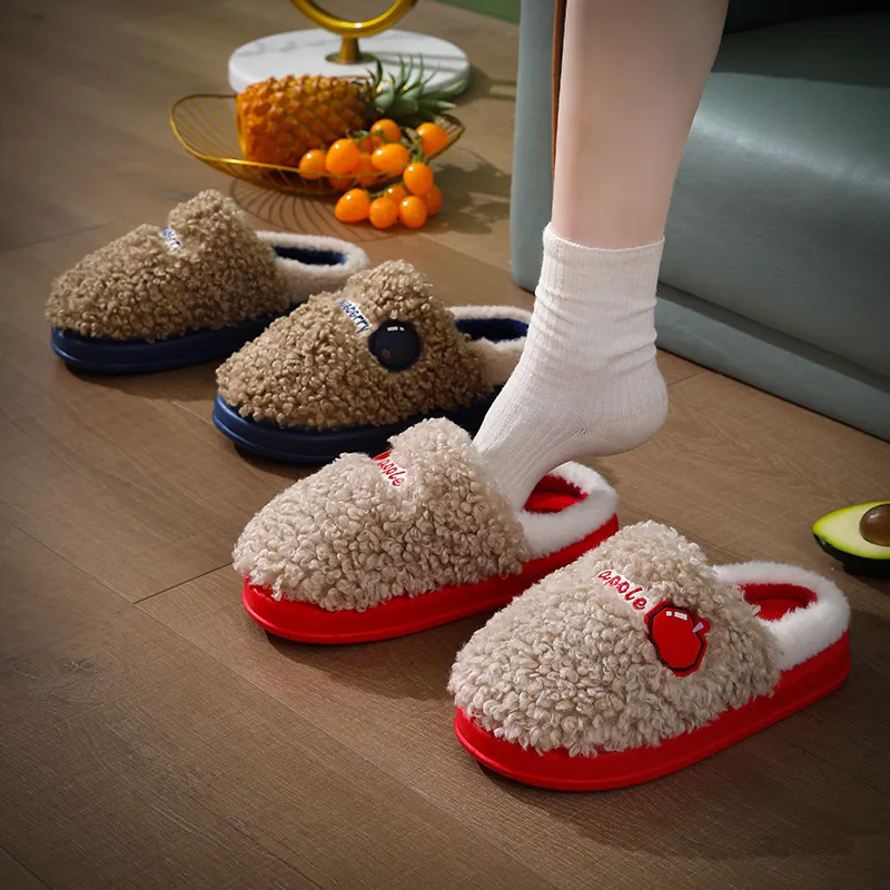 YUSHIPOLUO Wrap toe Slippers Unisex Pink-5
