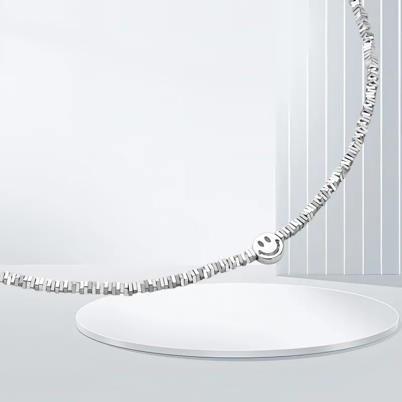 MGS Titanium Steel Collarbone Chain Unisex-3
