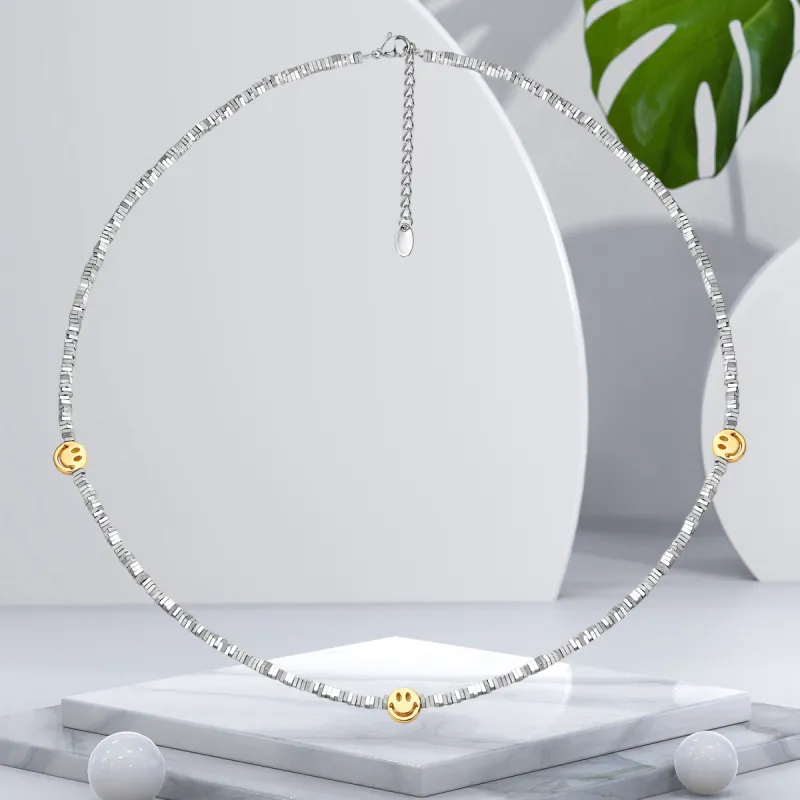 MGS Titanium Steel Collarbone Chain Unisex-6