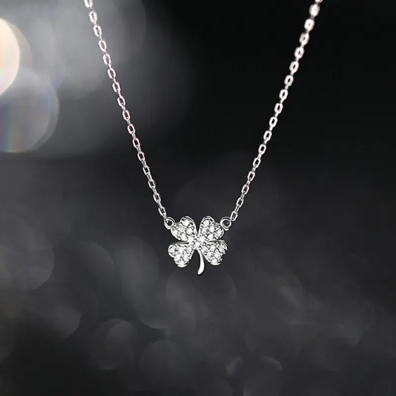 MGS 999 Fine Silver Minimalist Style Versatile Fashion Girlfriend Niche Design Elegance Collarbone Chain Women's-2