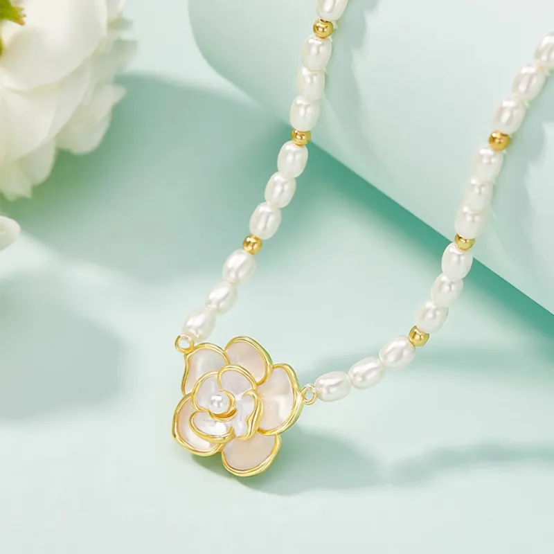 MGS Pearl Necklaces Women's-2