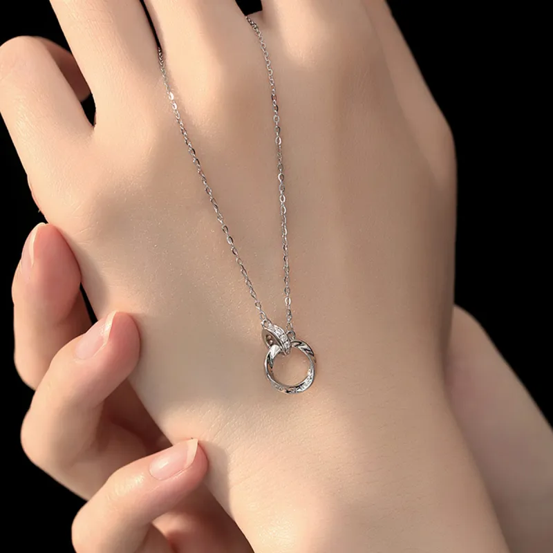 MGS 999 Fine Silver Soft Cute Everyday Versatile Must Have Minimalist Style Fashion Individual Bestie Unisex-5