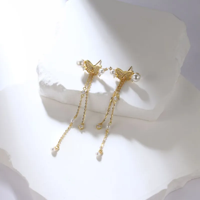 MGS Niche Refined Fashion Versatile Elegant Luxury Fresh Advanced Atmosphere French Design Gift Exquisite Box Women's-7