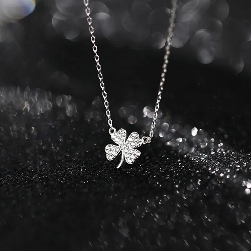 MGS 999 Fine Silver Minimalist Style Versatile Fashion Girlfriend Niche Design Elegance Collarbone Chain Women's-1