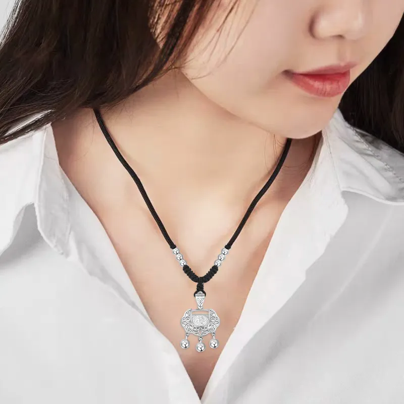 MGS Sterling Silver Necklaces Women's-4