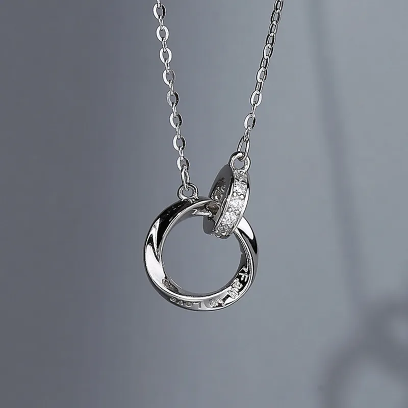 MGS 999 Fine Silver Soft Cute Everyday Versatile Must Have Minimalist Style Fashion Individual Bestie Unisex-4