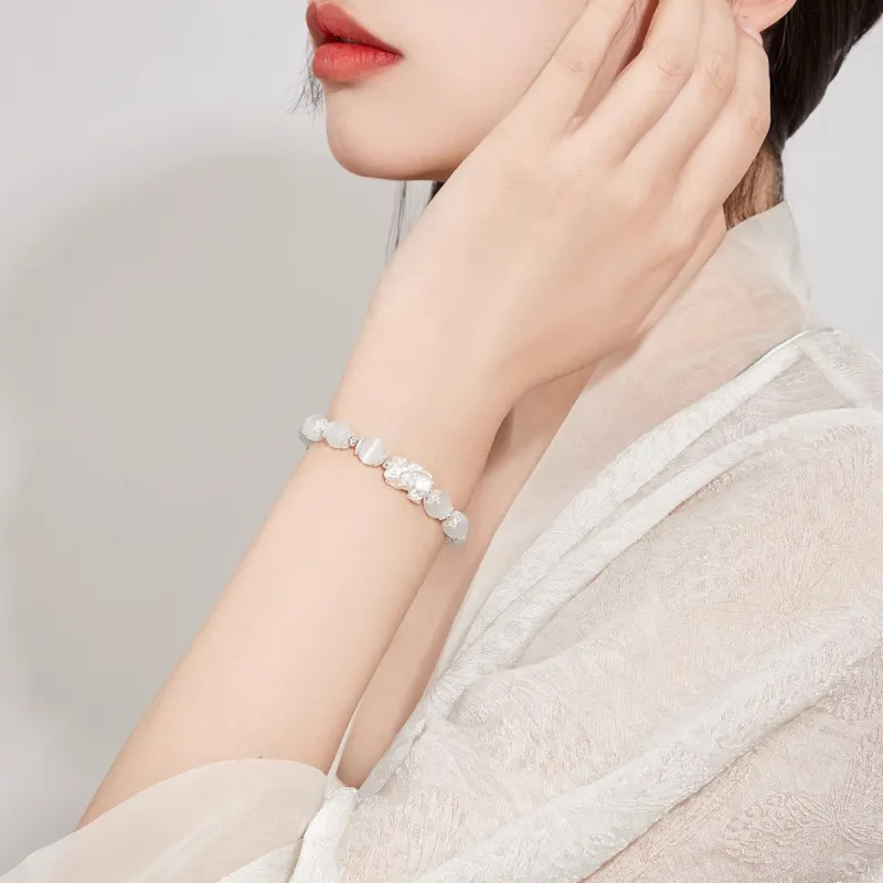 MGS 999 Fine Silver Luxury Premium Bestie Bracelet Unisex-2