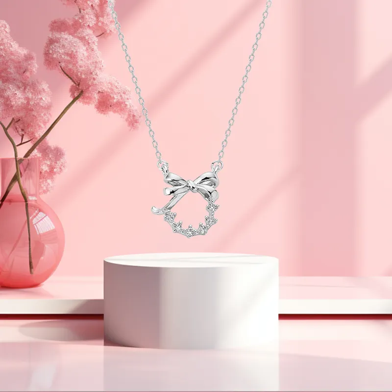 MGS S925 Premium Minimalist Elegance Bestie Refined Romantic Sparkling Elegant Collarbone Chain Unisex-1
